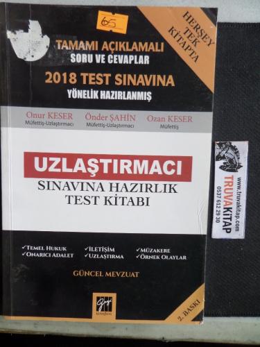 Uzlaştırmacı Sınavına Hazırlık Test Kitabı