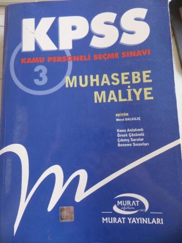 KPSS 3 Muhasebe Maliye