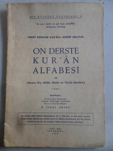 On Derste Kur'an Alfabesi