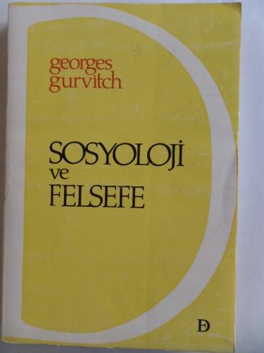 Sosyoloji ve Felsefe