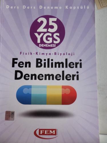 25 YGS Denemesi Fen Bilimleri Denemeleri
