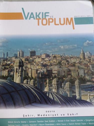 Vakıf ve Toplum 2013 / 1