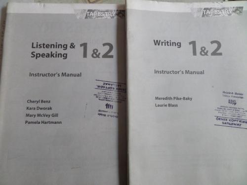 Writing 1&2 Listening & Speaking 1&2