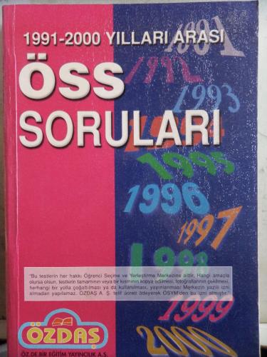 1991 - 2000 Yılları Arası ÖSS Soruları
