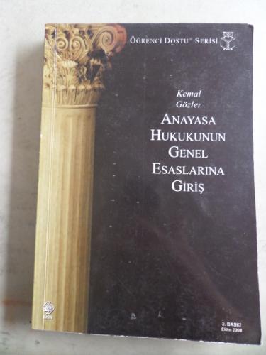 Anayasa Hukukunun Genel Esaslarına Giriş