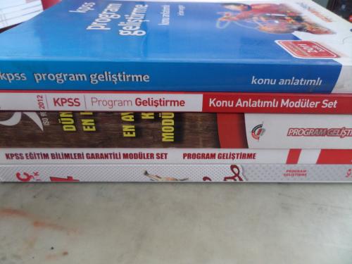 KPSS Program Geliştirme Kitapları / 5 Adet