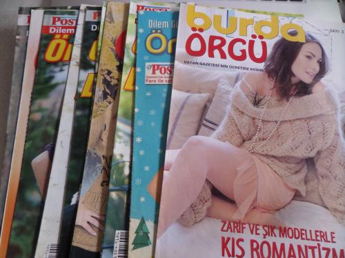 Muhtelif Örgü Dergisi / 13 Adet