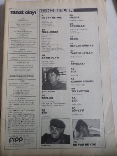 Sanat Olayı Sayı 58