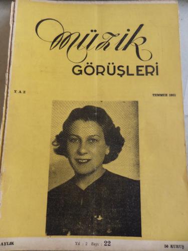Müzik Görüşleri 1951 / 22