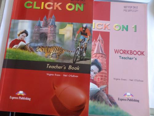 Click On 1 Teacher's Book + Teacher's Workbook Virginia Evans