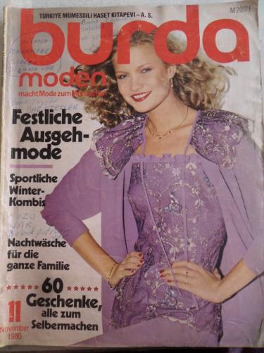 Burda Dergisi 1980 / 11