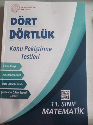 11. Sınıf Matematik Dört Dörtlük Konu Pekiştirme Testleri
