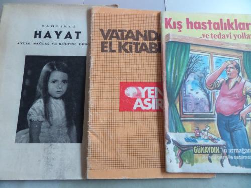 Kültür ve Sağlık Kitapları / 3 Adet