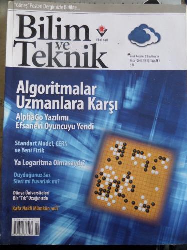 Bilim ve Teknik 2016 / 581