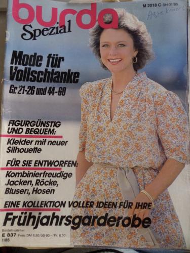 Burda Dergisi 1986 / E837