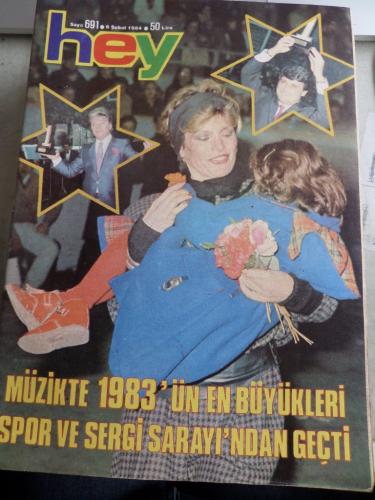 Hey Dergisi 1984 / 691 Müzikte 1983'ün En Büyükleri Spor ve Sergi Sara