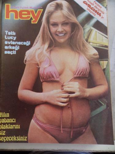Hey Dergisi 1980 / 5 Kapak Tatlı Lucy Evleneceği Erkeği Seçti - Curcun