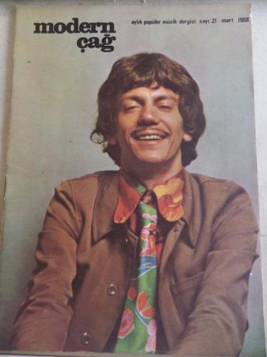 Modern Çağ Aylık Popüler Müzik Dergisi 1968 / 21