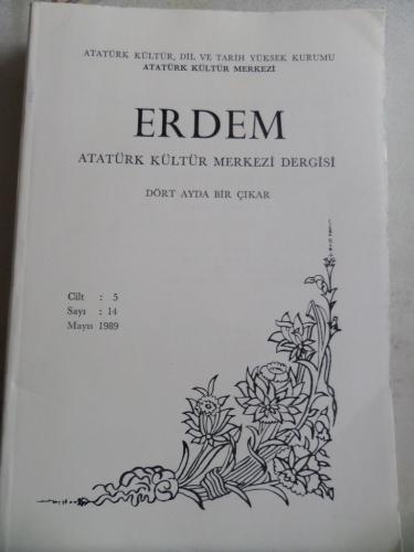 Erdem Atatürk Kültür Merkezi Dergisi Cilt 5 Sayı 14