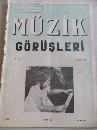 Müzik Görüşleri 1950 / 6