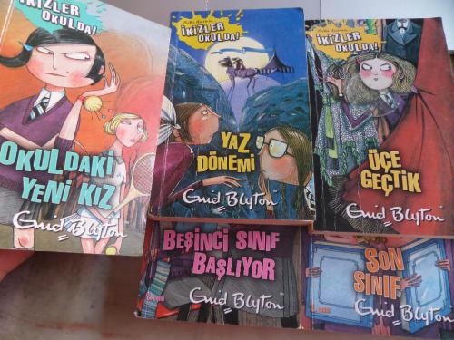 İkizler Okulda / 5 Adet Enid Blyton