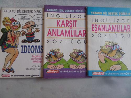 Hürriyet İngilizce Yabancı Dil Cep Kitapçıkları / 3 Adet