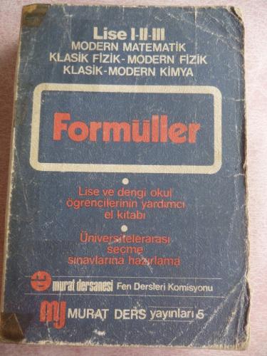 Lise I-II-III Formüller