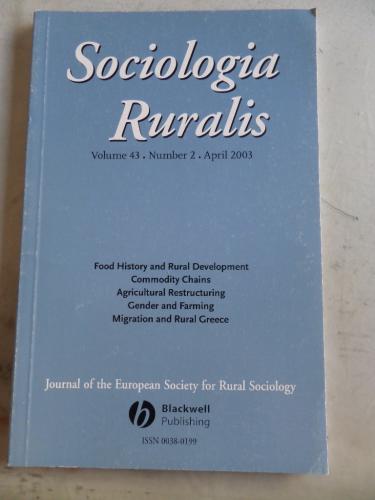 Sociologia Ruralis 2003 / 43-2