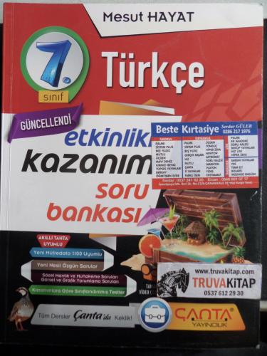 7. Sınıf Türkçe Etkinlikli Kazanımlı Soru Bankası