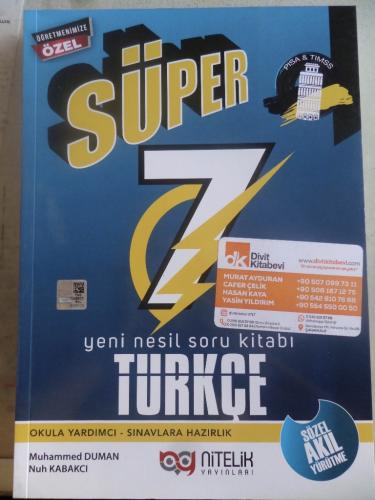 Süper 7 Yeni Nesil Soru Kitabı Türkçe