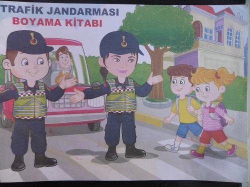 Trafik Jandarması Boyama Kitabı