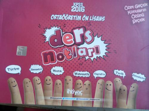 KPSS Ortaöğretim Ön Lisans Ders Notları
