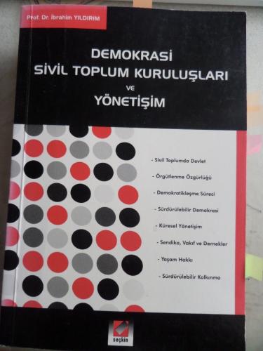 Demokrasi Sivil Toplum Kuruluşları ve Yönetişim İbrahim Yıldırım