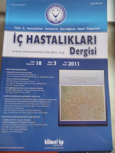 İç Hastalıkları Dergisi 2011 / 18-3