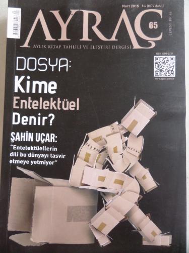 Ayraç Aylık Kitap Tahlili ve Eleştiri Dergisi 2015 / 65