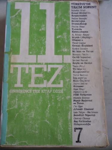 11. Tez 1987 / 7