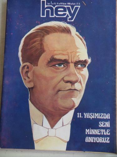 Hey Dergisi 1980 / 1 Kapak 11. Yaşımızda Seni Minnetle Anıyoruz