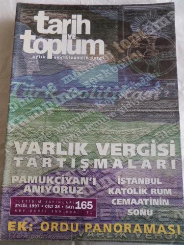 Tarih ve Toplum Aylık Ansiklopedik Dergi 1997 / 165