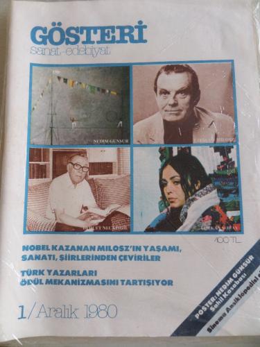 Gösteri Sanat Edebiyat Dergisi 1980 / 1