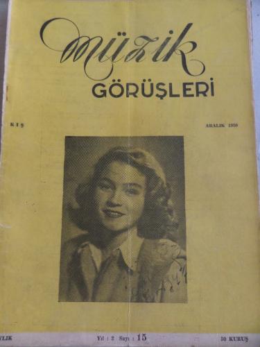 Müzik Görüşleri 1950 / 15