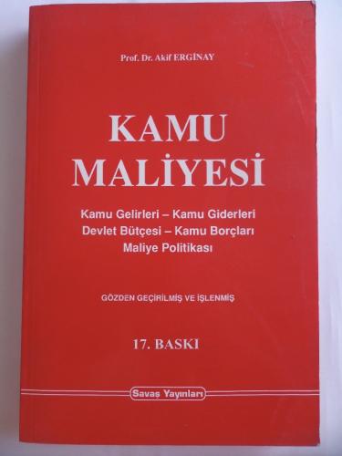 Kamu Maliyesi Prof. Dr. Akif Erginay