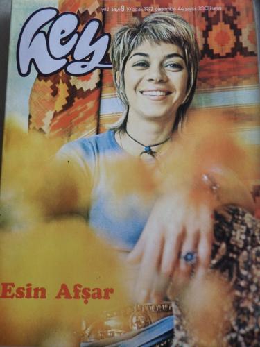 Hey Dergisi 1972 / 9 Kapak Esin Afşar