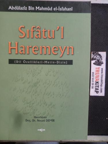 Sıfatu'l Haremeyn Dil Özellikleri Metin Dizin