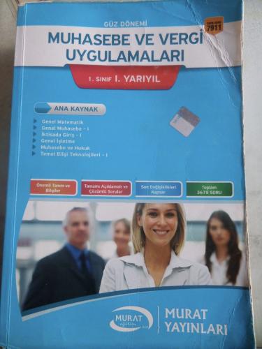 1. Sınıf 1. Yarıyıl Muhasebe ve Vergi Uygulamaları Ana Kaynak