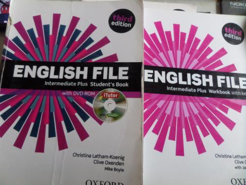 English File Intermediate Plus Student's Book + Workbook * Christina L