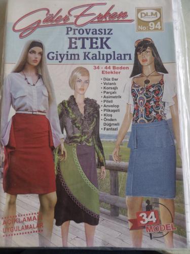 Güler Erkan No 94 - Provasız Etek Giyim Kalıpları
