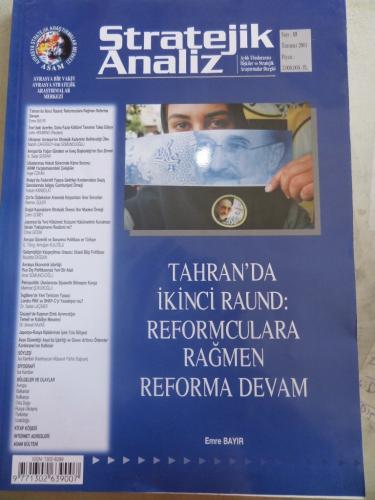 Stratejik Analiz 2001 / 15