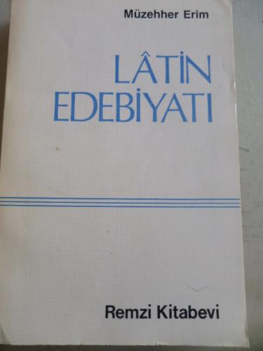 Latin Edebiyatı Müzehher Erim