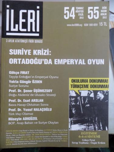 İleri 3 Aylık Atatürkçü Fikir Dergisi 2012 / 54-55