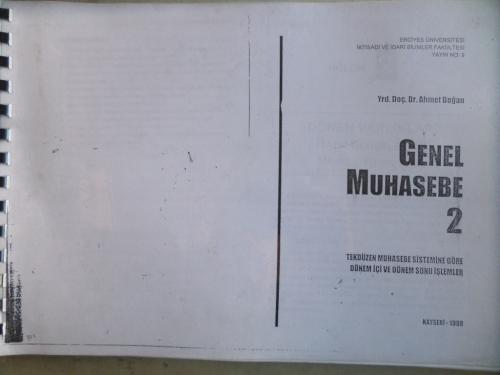 Genel Muhasebe 2 Ahmet Doğan